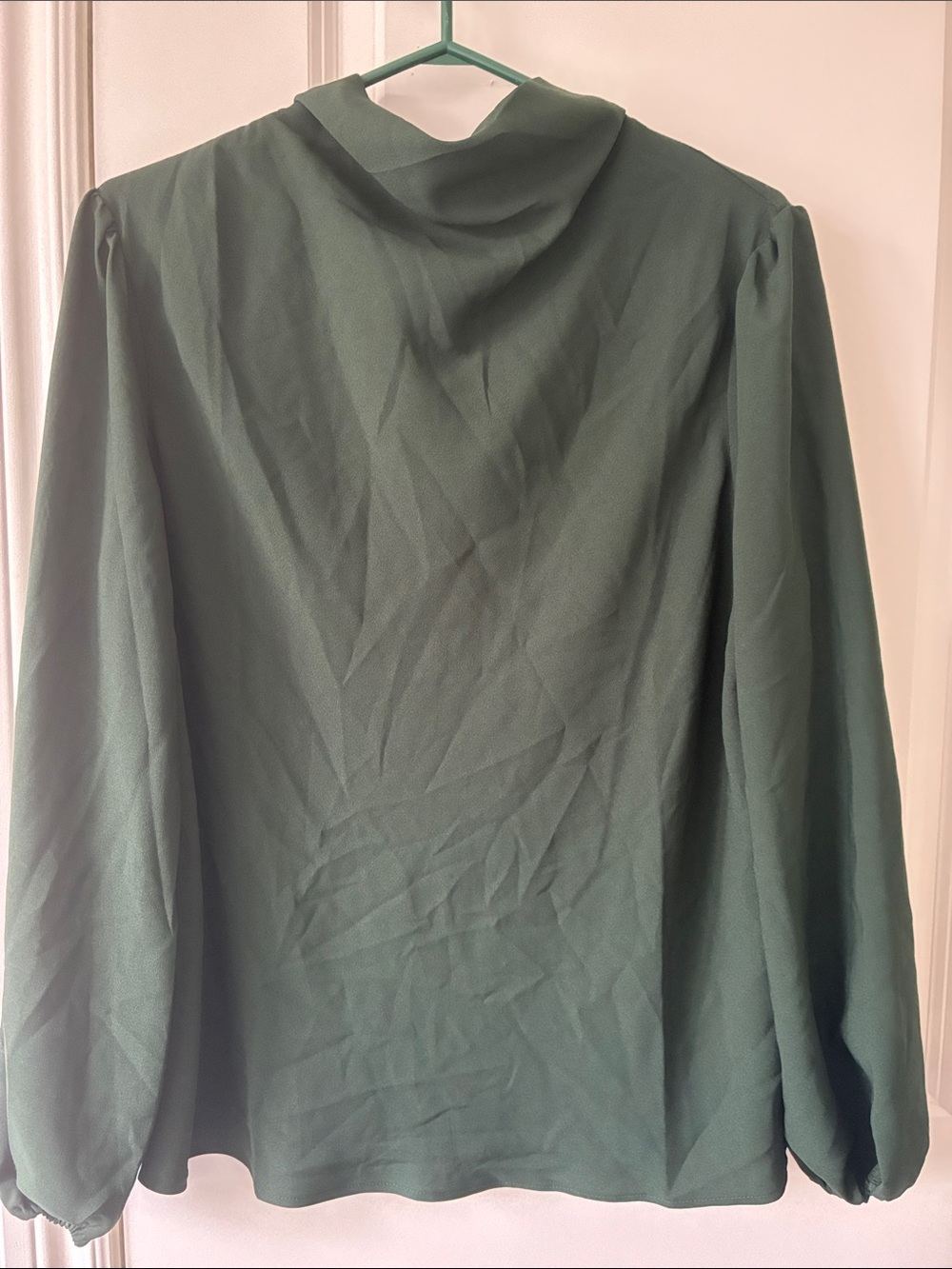Ann Taylor Factory Dark Green Blouse
